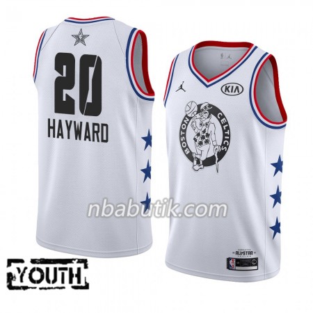 NBA Børn Trøje Boston Celtics Gordon Hayward 20 2019 All-Star Jordan Brand Hvid Swingman
